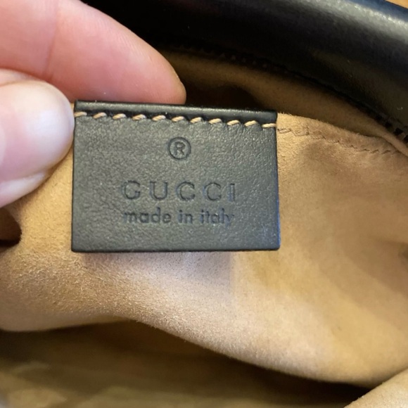 Gucci GG Marmont Small Shoulder Bag Black Leather with original box - Picture 13 of 16
